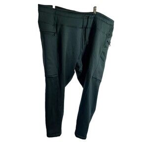 4X Ultracoze Green Woman Leggings High-Rise Go-dry Cozy-lined Breathable